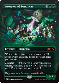Avenger of Zendikar (Double Rainbow Foil) (SLD-1900) - Secret Lair Drop Series Foil