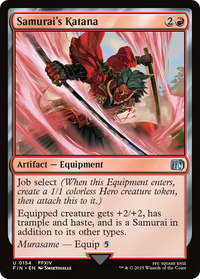 Samurai's Katana -  Foil (FIN-154) - FINAL FANTASY