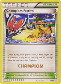 Champions Festival - XY27 (2014 Champion)  - Holofoil XY Promos - Promo