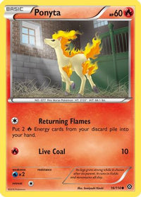 Ponyta 016  XY  Steam Siege - Common