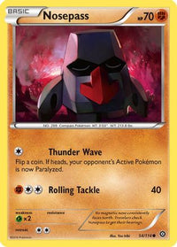 Nosepass 054  XY  Steam Siege - Common