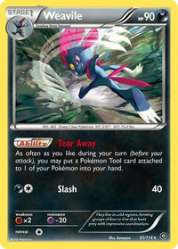 Weavile 061  XY  Steam Siege - Rare