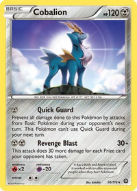 Cobalion 074  XY  Steam Siege - Rare