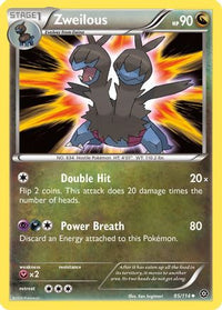 Zweilous/114  XY  Steam Siege - Uncommon