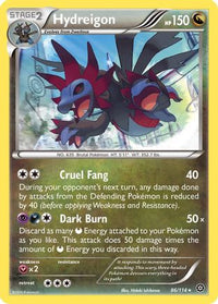 Hydreigon 086  - Holofoil XY  Steam Siege - Holo Rare