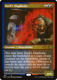 Dack's Duplicate (Foil Etched) -  Foil (2X2-483) - Double Masters 2022