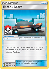 Escape Board (Pokemon League) 122a/156  - Reverse Holofoil League & Championship Cards - Promo