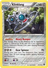 Klinklang - 73/114 (XY Steam Siege)/114  Deck Exclusives - Rare