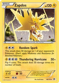 Zapdos - 46/113 (BW Legendary Treasures)/113  Deck Exclusives - Rare