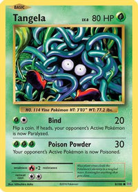 Tangela 008  XY  Evolutions - Common
