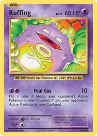 Koffing 050  XY  Evolutions - Uncommon