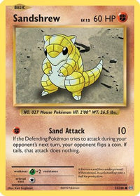 Sandshrew 054  XY  Evolutions - Common