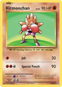 Hitmonchan 062  - Holofoil XY  Evolutions - Holo Rare