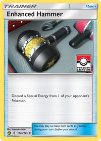 Enhanced Hammer (Pokemon League) 124a/145  - Reverse Holofoil League & Championship Cards - Promo