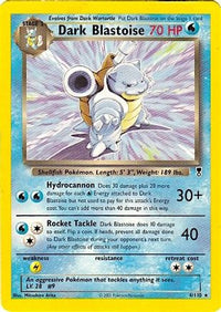 Dark Blastoise - 4/110 (WotC Legendary Collection)/110  Deck Exclusives - Rare