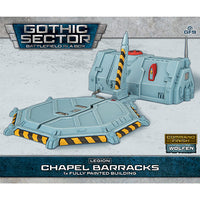 BATTLEFIELD IN A BOX: GOTHIC SECTOR - LEGION CHAPEL BARRACKS ALTERNATE PAINT SCHEME [30 MM SCALE]