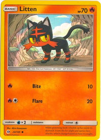 Litten (Water Web Holo) 024/149  - Holofoil Miscellaneous Cards & Products - Promo