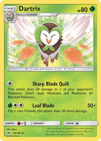 Dartrix 010  SM Base Set - Uncommon