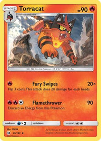 Torracat 025  SM Base Set - Uncommon