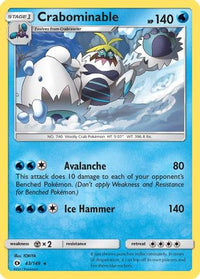 Crabominable 043  SM Base Set - Rare