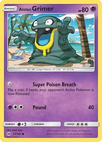 Alolan Grimer 057  SM Base Set - Common