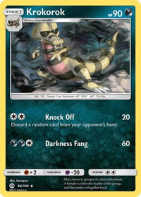 Krokorok  SM Base Set - Uncommon