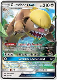 Gumshoos GX 110  - Holofoil SM Base Set - Ultra Rare