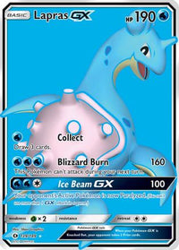 Lapras GX (Full Art) 139  - Holofoil SM Base Set - Ultra Rare