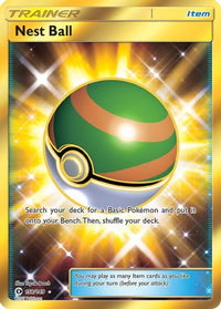 Nest Ball (Secret) 158  - Holofoil SM Base Set - Secret Rare