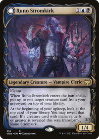 Runo Stromkirk // Krothuss, Lord of the Deep (Showcase Fang Frame) [Innistrad: Crimson Vow]