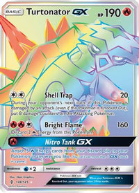 Turtonator GX (Secret)  - Holofoil SM  Guardians Rising - Secret Rare