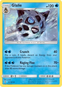 Glalie  SM  Guardians Rising - Uncommon