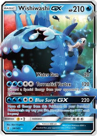 Wishiwashi GX 038  - Holofoil SM  Guardians Rising - Ultra Rare