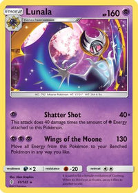 Lunala 061  SM  Guardians Rising - Rare