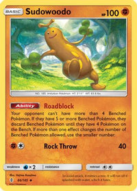 Sudowoodo 066  SM  Guardians Rising - Uncommon