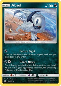 Absol 081  - Holofoil SM  Guardians Rising - Holo Rare
