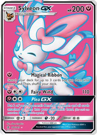 Sylveon GX (Full Art) 140  - Holofoil SM  Guardians Rising - Ultra Rare