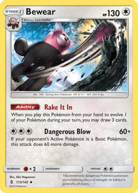 Bewear 113  SM  Guardians Rising - Uncommon