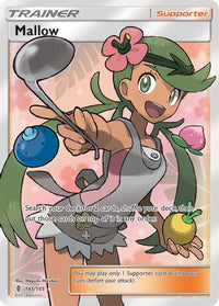 Mallow (Full Art) 145  - Holofoil SM  Guardians Rising - Ultra Rare