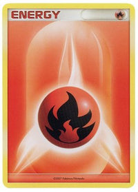 Fire Energy (2007 Unnumbered D/P Style Non-Holo)/P  League & Championship Cards - Promo
