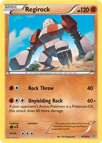 Regirock - 40/98 (XY Ancient Origins)/098  - Holofoil Deck Exclusives - Holo Rare