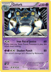 Golurk - 46/101 (BW Plasma Blast)/101  Deck Exclusives - Rare
