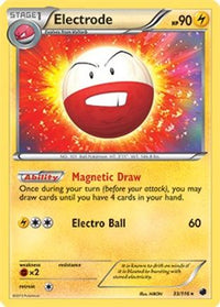 Electrode (BW Plasma Freeze) 033/116  Deck Exclusives - Rare