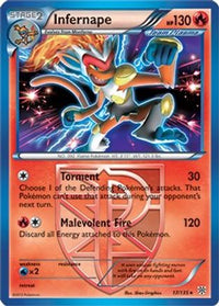 Infernape (BW Plasma Storm) 017/135  Deck Exclusives - Rare