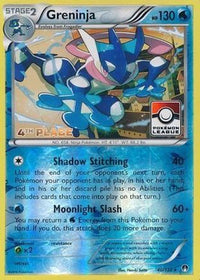 Greninja - 40/122 (Pokemon League) [4th Place]/122  - Reverse Holofoil League & Championship Cards - Promo