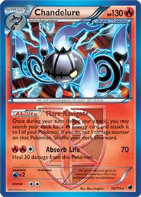 Chandelure (BW Plasma Freeze) 016/116  Deck Exclusives - Rare