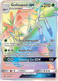 Golisopod GX (Secret)  - Holofoil SM  Burning Shadows - Secret Rare