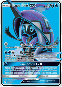 Tapu Fini GX (Full Art)/147  - Holofoil SM  Burning Shadows - Ultra Rare