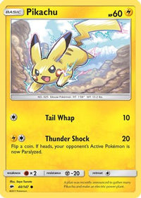 Pikachu 040  SM  Burning Shadows - Common
