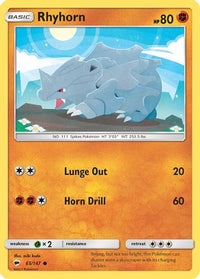 Rhyhorn 065/147  SM  Burning Shadows - Common